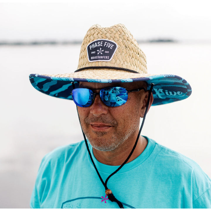 PHASE 5 BLUE WAVE STRAW PARTY HAT