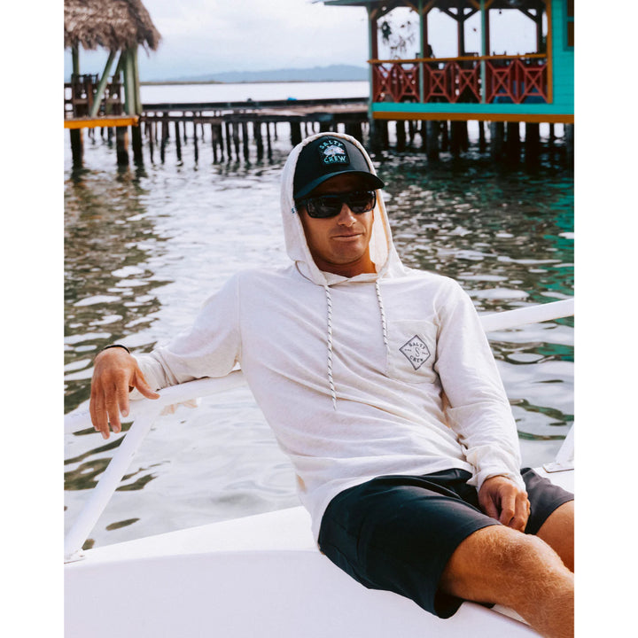 SALTY CREW TIPPET POCKET SUNSHIRT HOODIE SALT