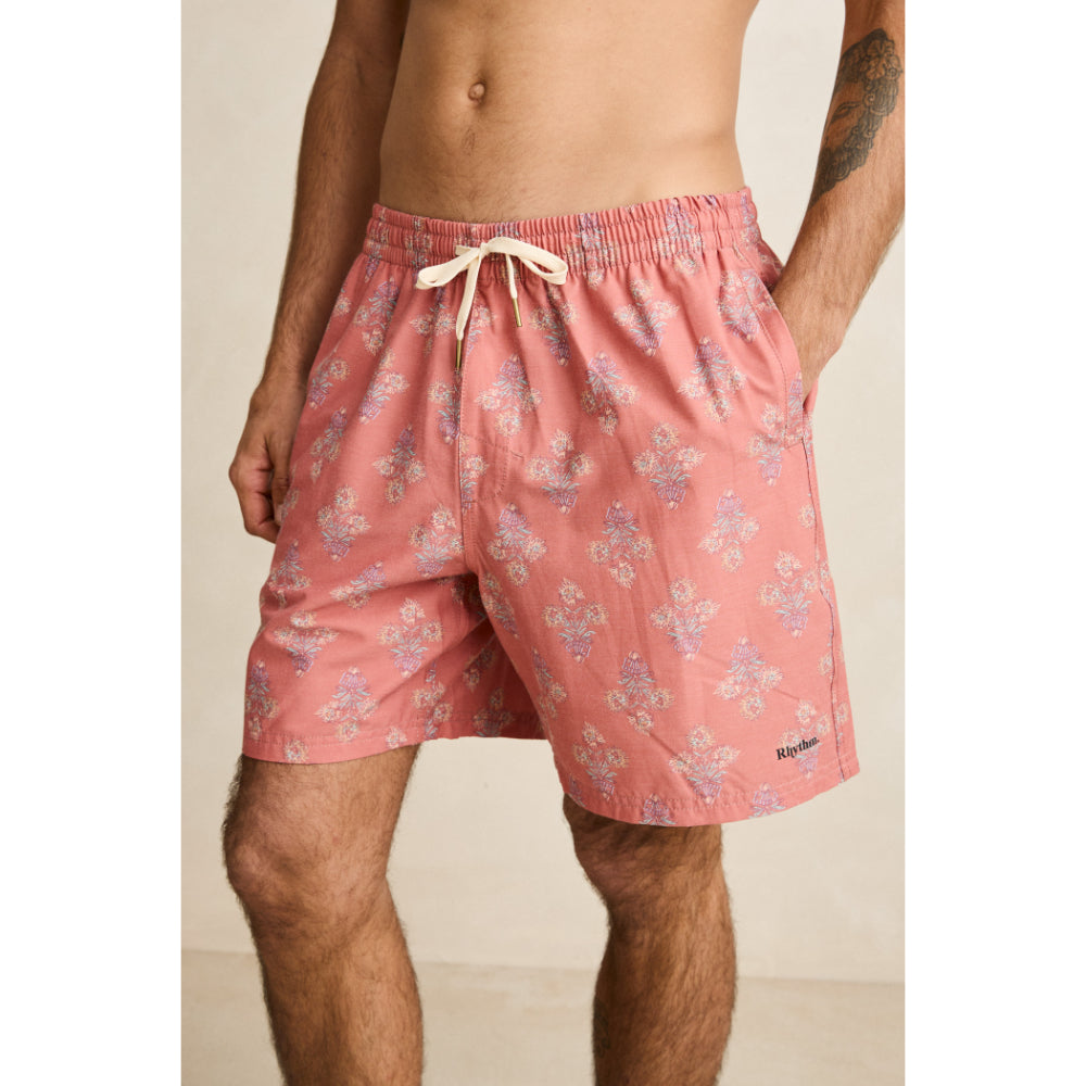 RHYTHM BOUQUET BEACH SHORT RUST