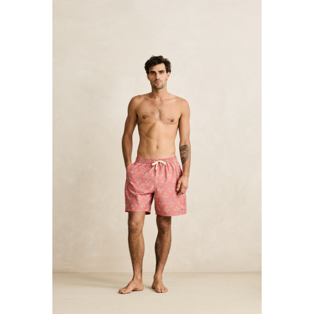 RHYTHM BOUQUET BEACH SHORT RUST