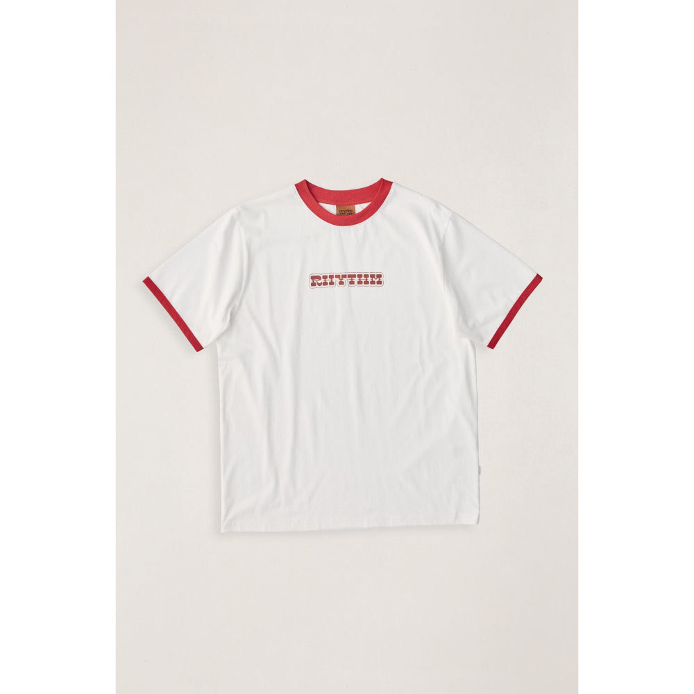 RHYTHM ROSA RINGER VINTAGE SS T-SHIRT WHITE