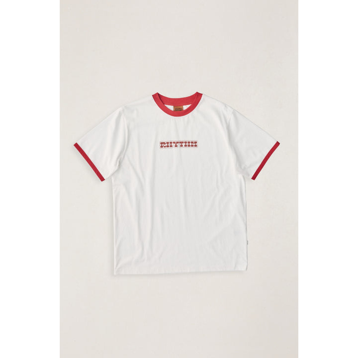 RHYTHM ROSA RINGER VINTAGE SS T-SHIRT WHITE