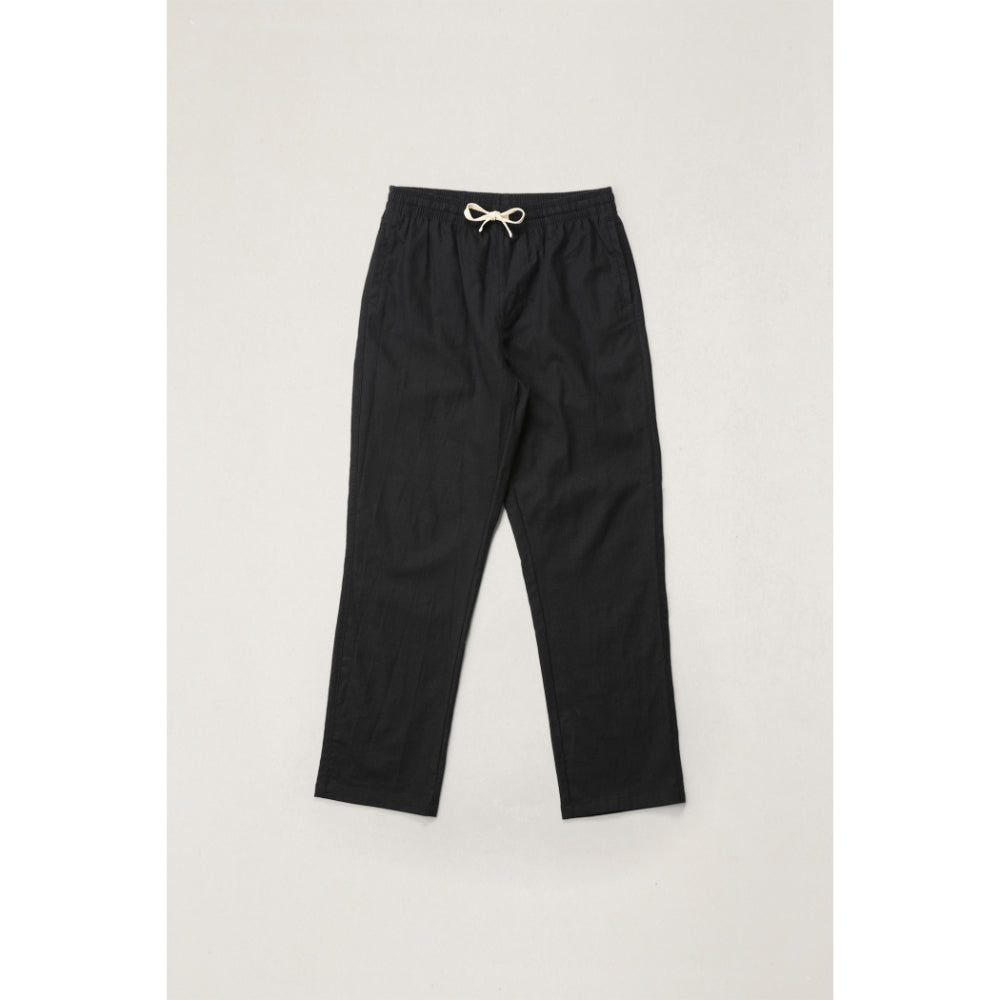 RHYTHM LINEN JAM PANT BLACK