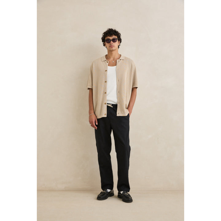 RHYTHM LINEN JAM PANT BLACK