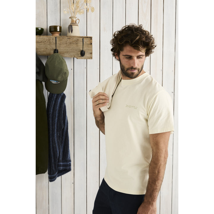 RHYTHM SCRAMBLE SS T-SHIRT ECRU