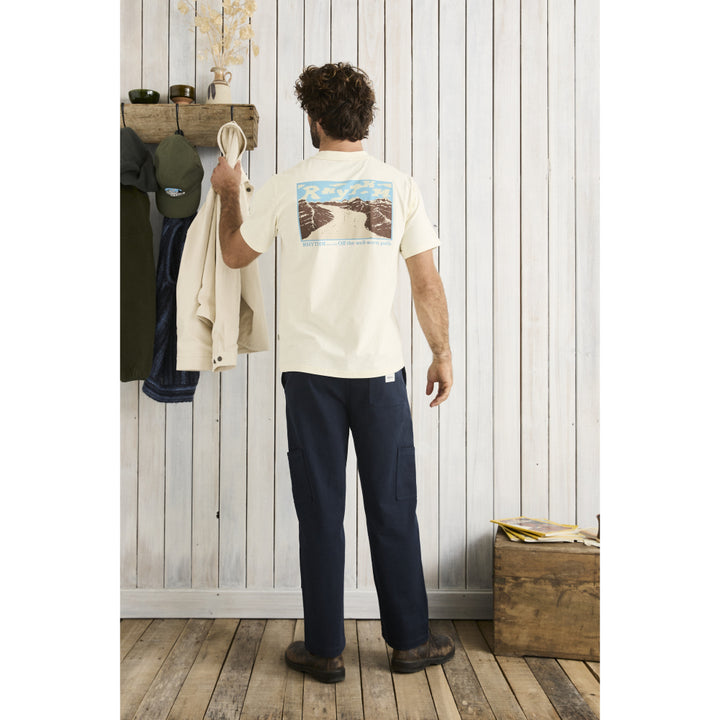 RHYTHM SCRAMBLE SS T-SHIRT ECRU