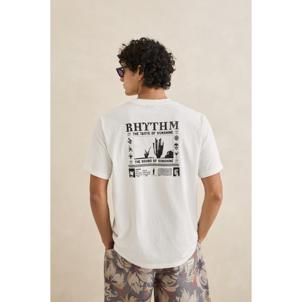 RHYTHM CACTUS VINTAGE T-SHIRT VINTAGE WHITE