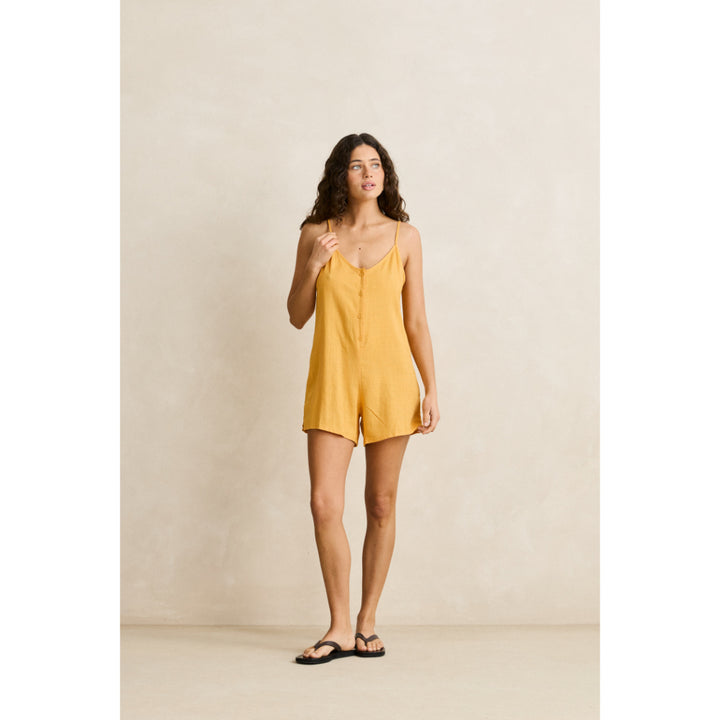 RHYTHM ESSENTIAL ADJUSTABLE ROMPER APRICOT