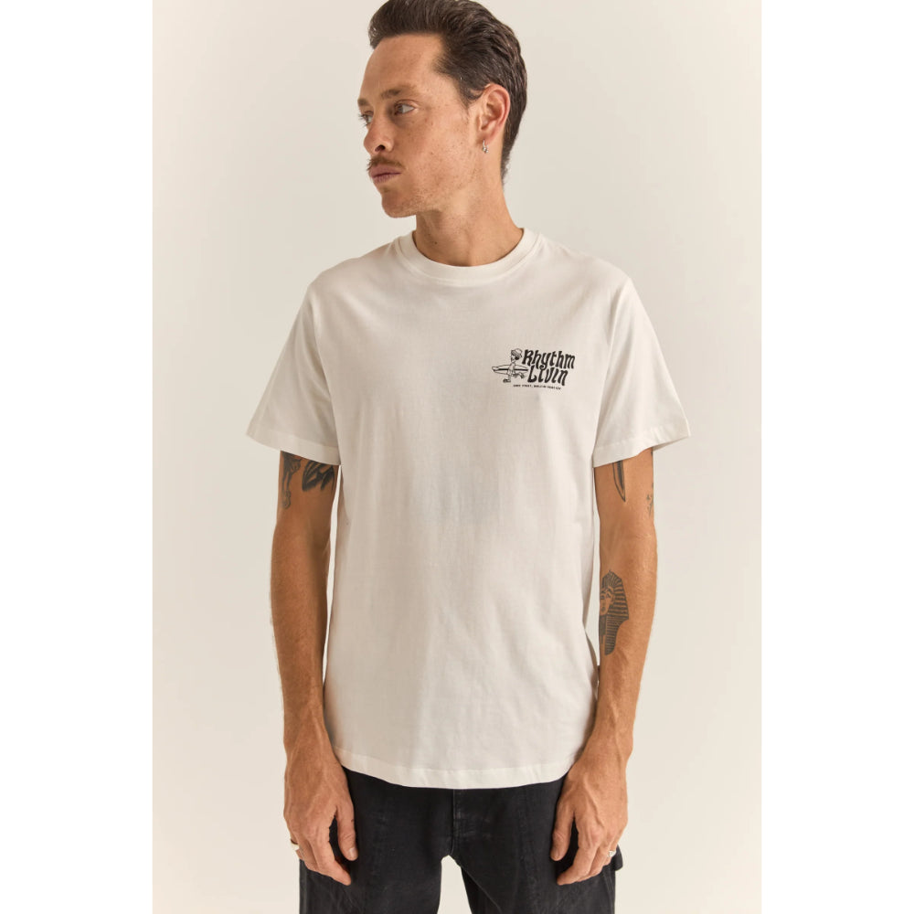 RHYTHM LIVIN' TEE WHITE