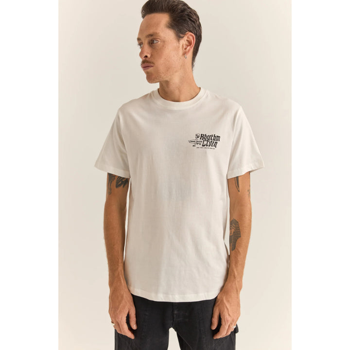 RHYTHM LIVIN' TEE WHITE