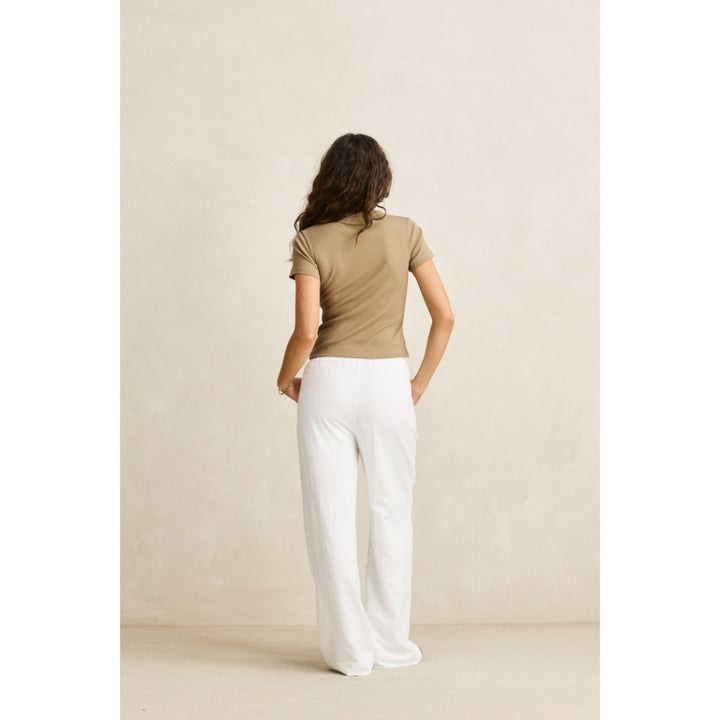 RHYTHM EVERYDAY RIB TEE BROWN