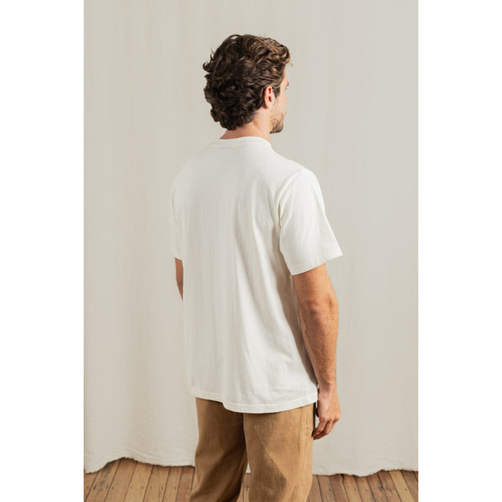 RHYTHM STENCIL VINTAGE T-SHIRT VINTAGE WHITE
