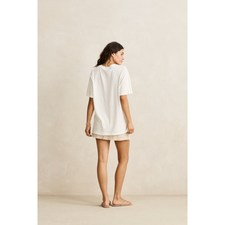 RHYTHM LONDON CHECK SKORT NATURAL