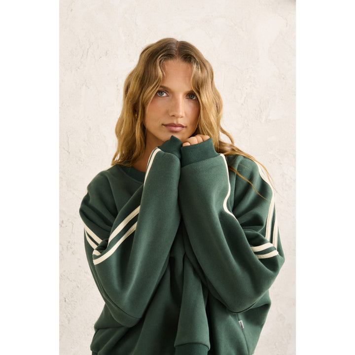 RHYTHM CONTRAST SWEATSHIRT HUNTER