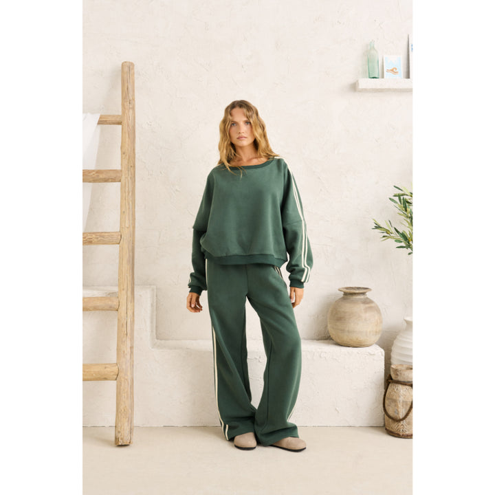 RHYTHM CONTRAST SWEATSHIRT HUNTER