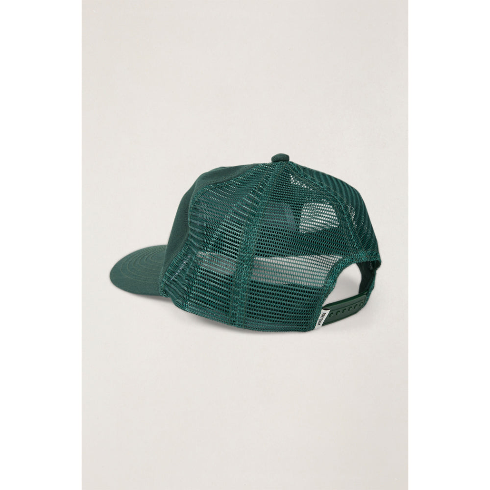 RHYTHM SCRIPT TRUCKER CAP GREEN