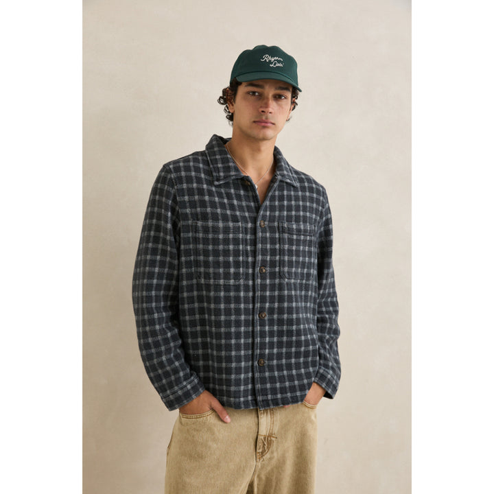 RHYTHM SCRIPT TRUCKER CAP GREEN