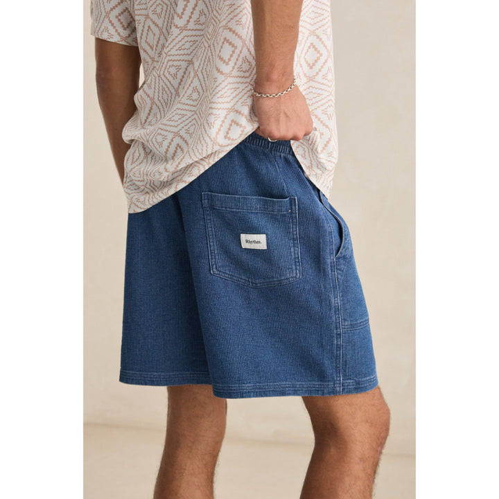 RHYTHM TEXTURED WALE JAM WASHED INDIGO