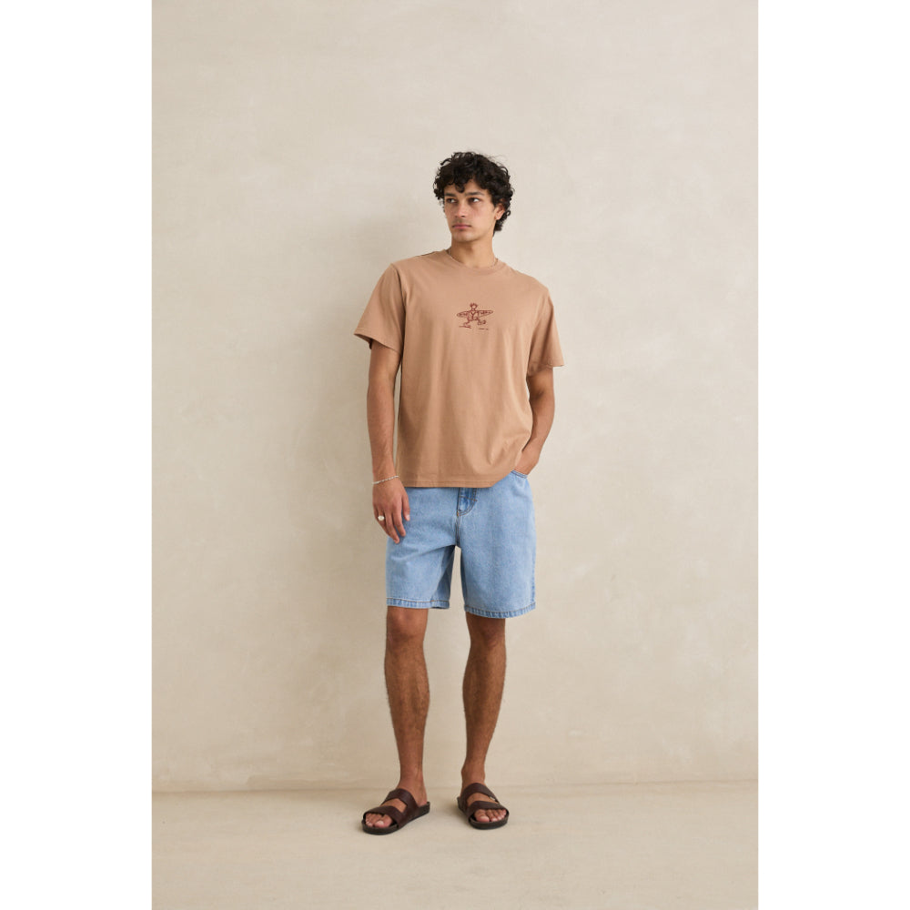 RHYTHM DRIFTER T-SHIRT CLAY