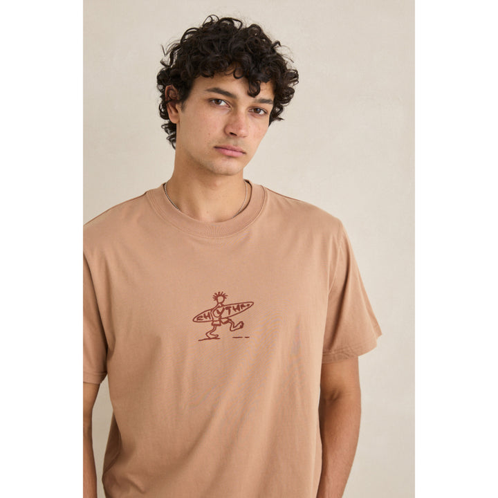 RHYTHM DRIFTER T-SHIRT CLAY