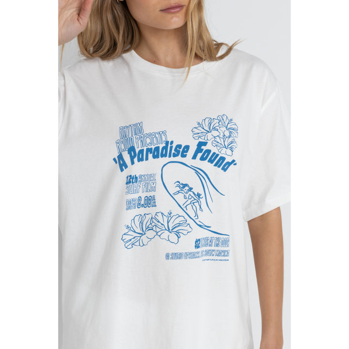 RHYTHM PARADISE FOUND OVERSIZED TEE VINTAGE WHITE