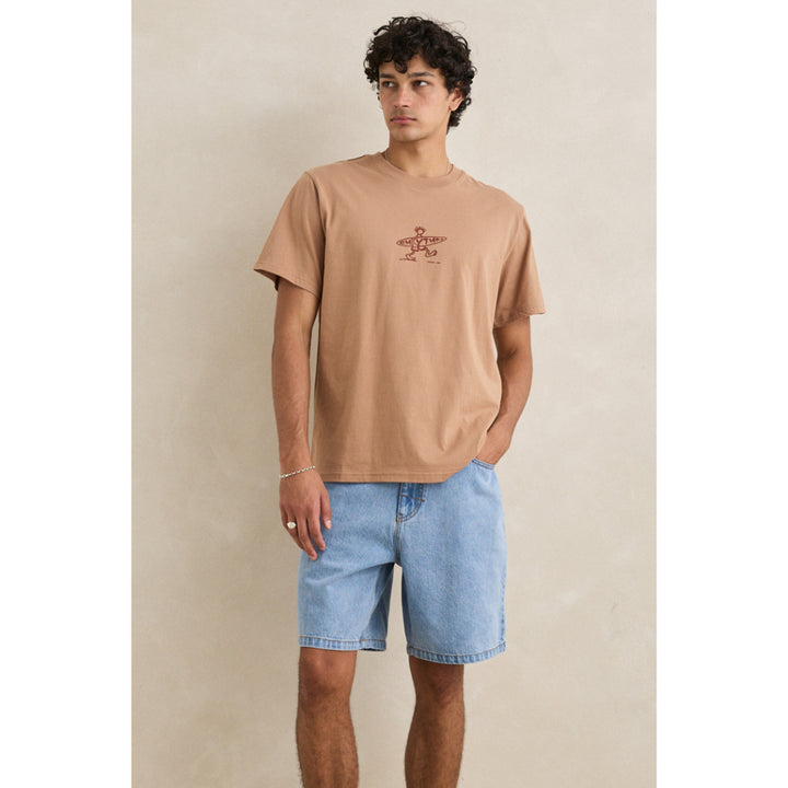 RHYTHM DRIFTER T-SHIRT CLAY