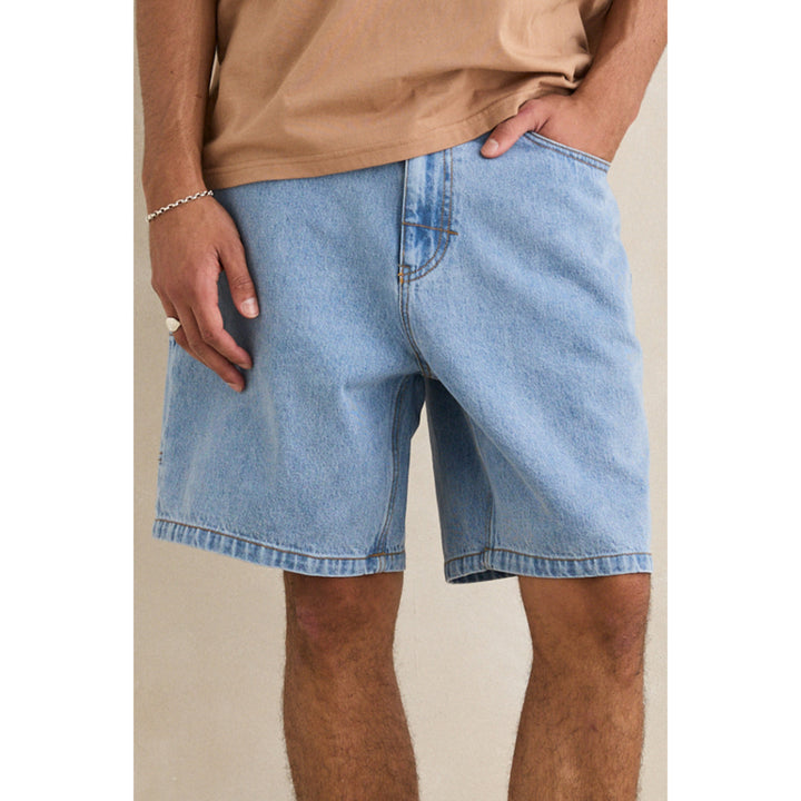 RHYTHM TOBY DENIM SHORT STONE WASH