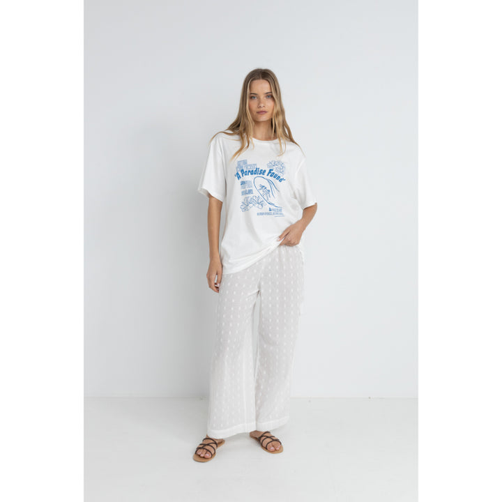 RHYTHM PARADISE FOUND OVERSIZED TEE VINTAGE WHITE