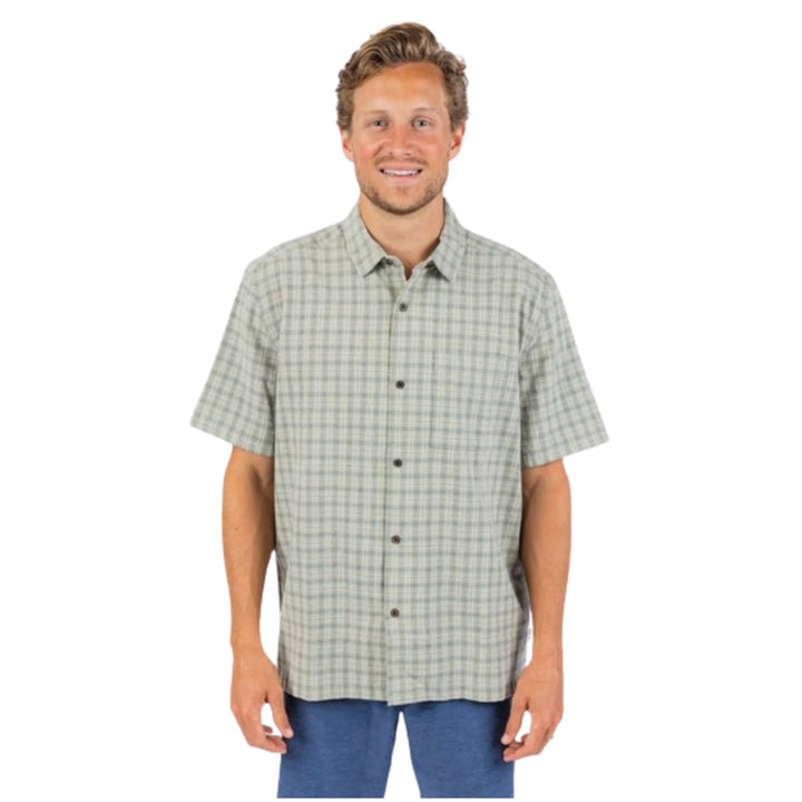 RIP CURL COUNTER CHECK SHORT SLEEVE SHIRT BONE