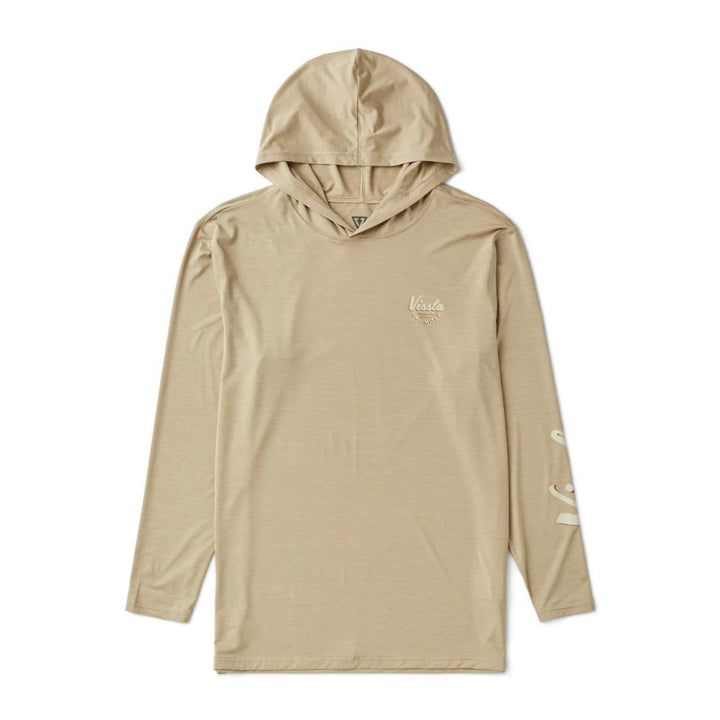VISSLA TWISTED ECO HOODED LS SUN SHIRT SAND