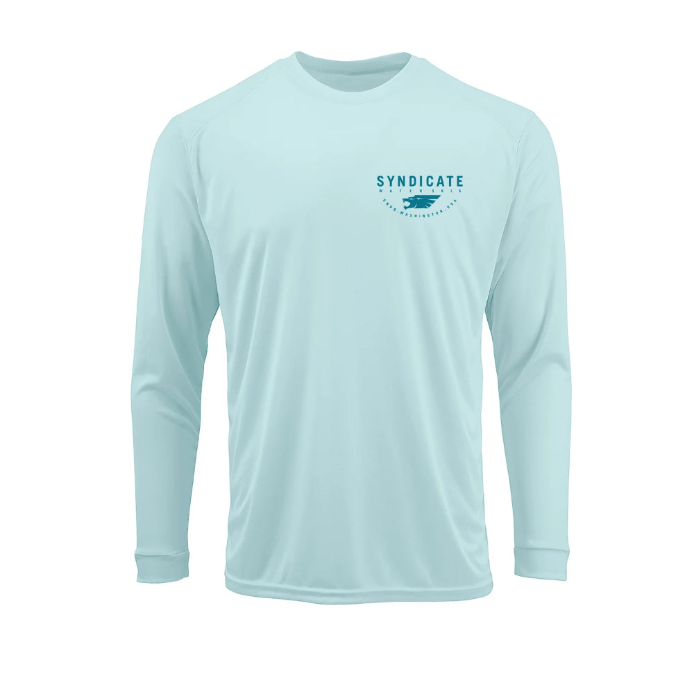 HO SYNDICATE SUN SHIELD L/S CREW AQUA MINT