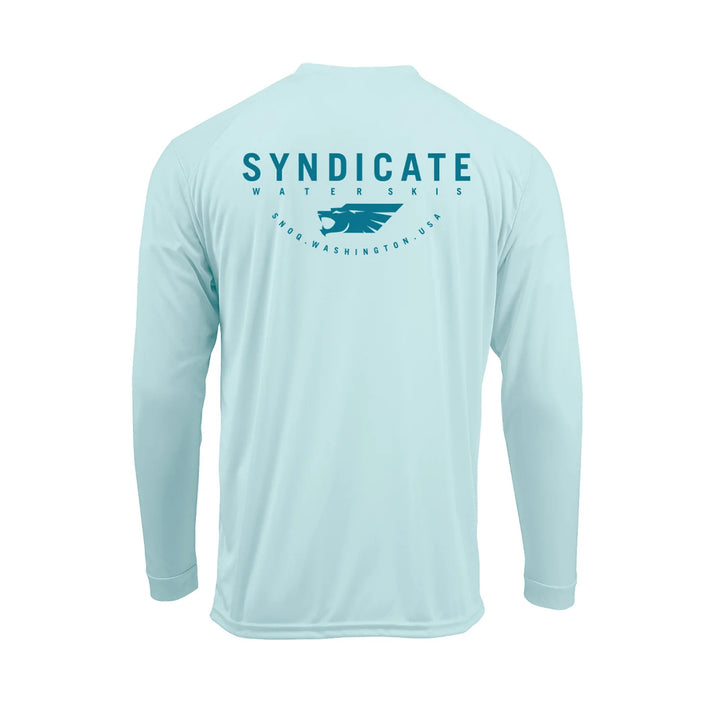 HO SYNDICATE SUN SHIELD L/S CREW AQUA MINT