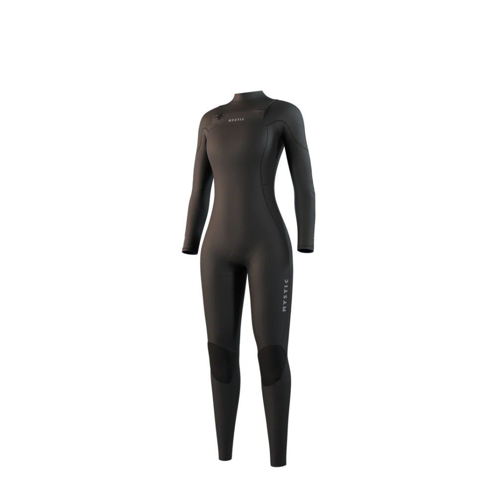 MYSTIC WMS STAR 4/3 CHEST ZIP BLACK