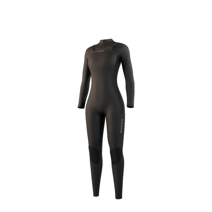 MYSTIC WMS STAR 4/3 CHEST ZIP BLACK