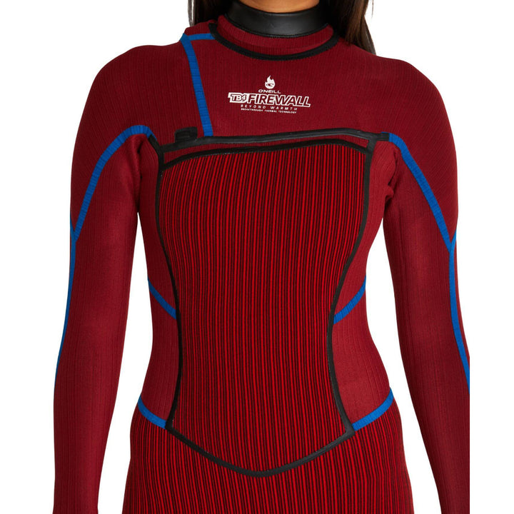 O'NEILL WMS PSYCHO TECH 4/3+ CHEST ZIP BLACK