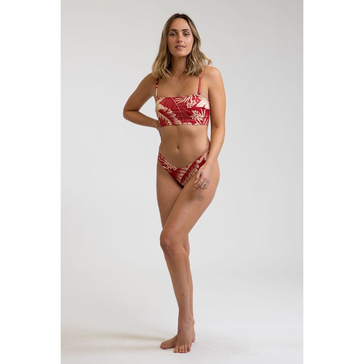 RHYTHM MAHINA HIPSTER BOTTOM SCARLET