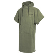 MYSTIC VELOURS ARTWORKS PONCHO OLIVE GREEN