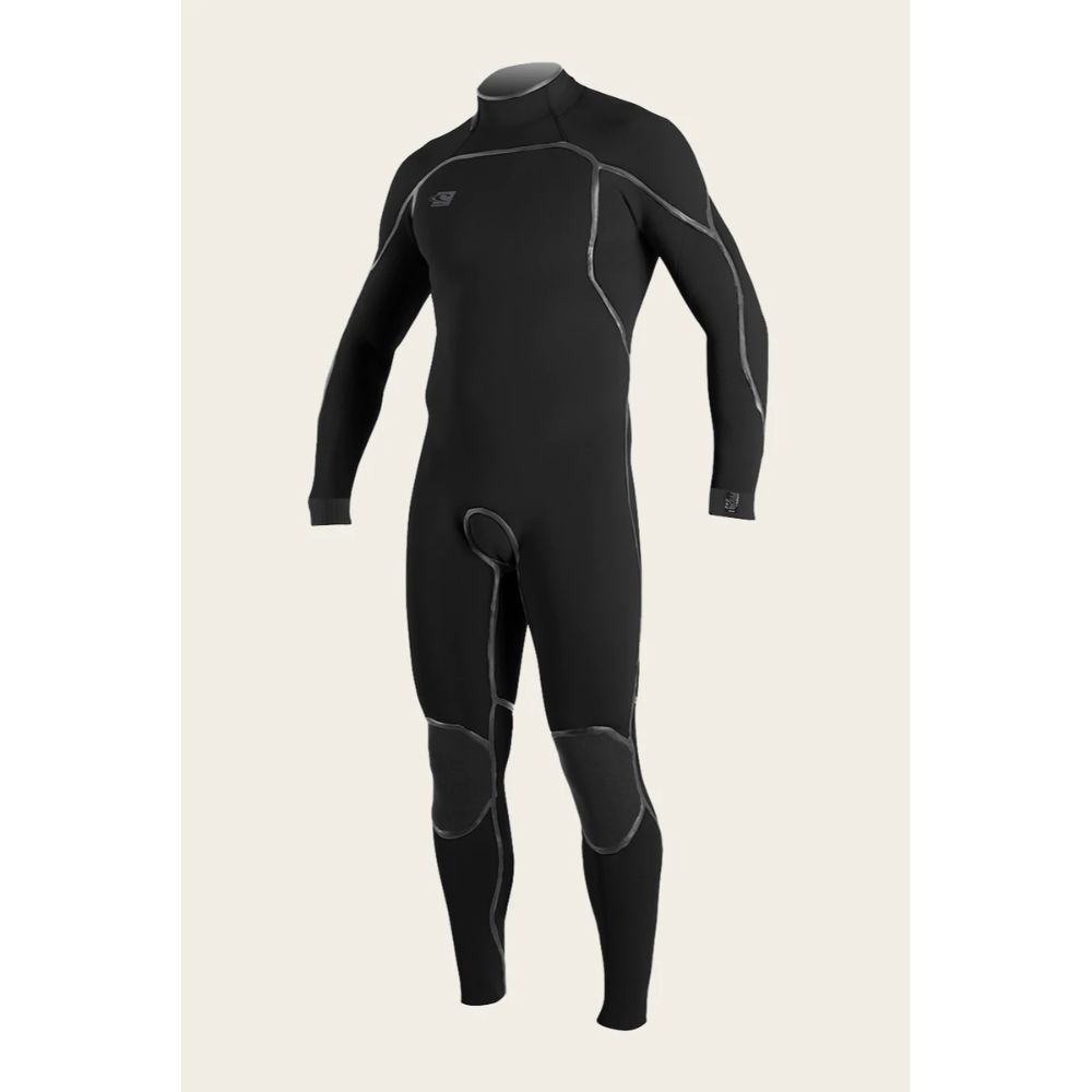 O'NEILL PSYCHO ONE 3/2 BACK ZIP BLACK