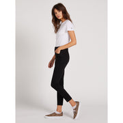 VOLCOM LIBERATOR HIGH RISE JEAN PREMIUM WASH BLACK