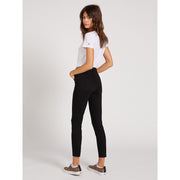 VOLCOM LIBERATOR HIGH RISE JEAN PREMIUM WASH BLACK