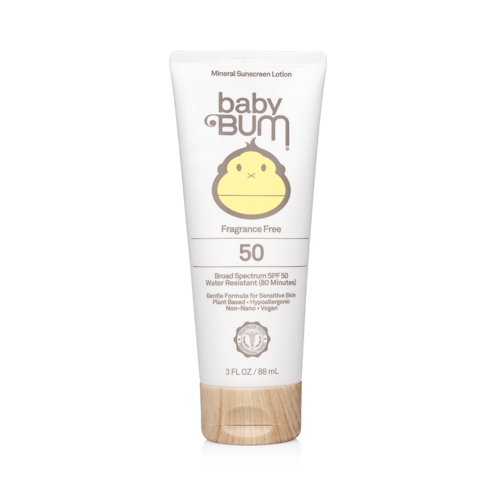 BABY BUM SPF50 MINERAL SUNSCREEN LOTION FRAGRANCE FREE