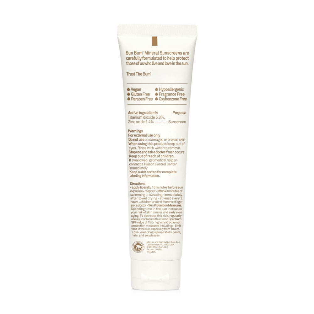 SUN BUM MINERAL SPF30 TINTED SUNSCREEN FACE LOTION