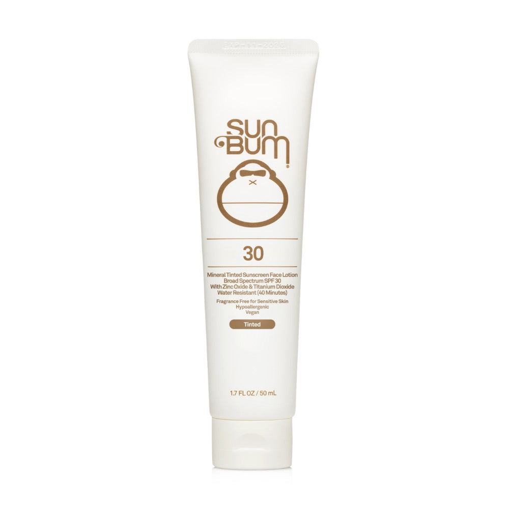 SUN BUM MINERAL SPF30 TINTED SUNSCREEN FACE LOTION