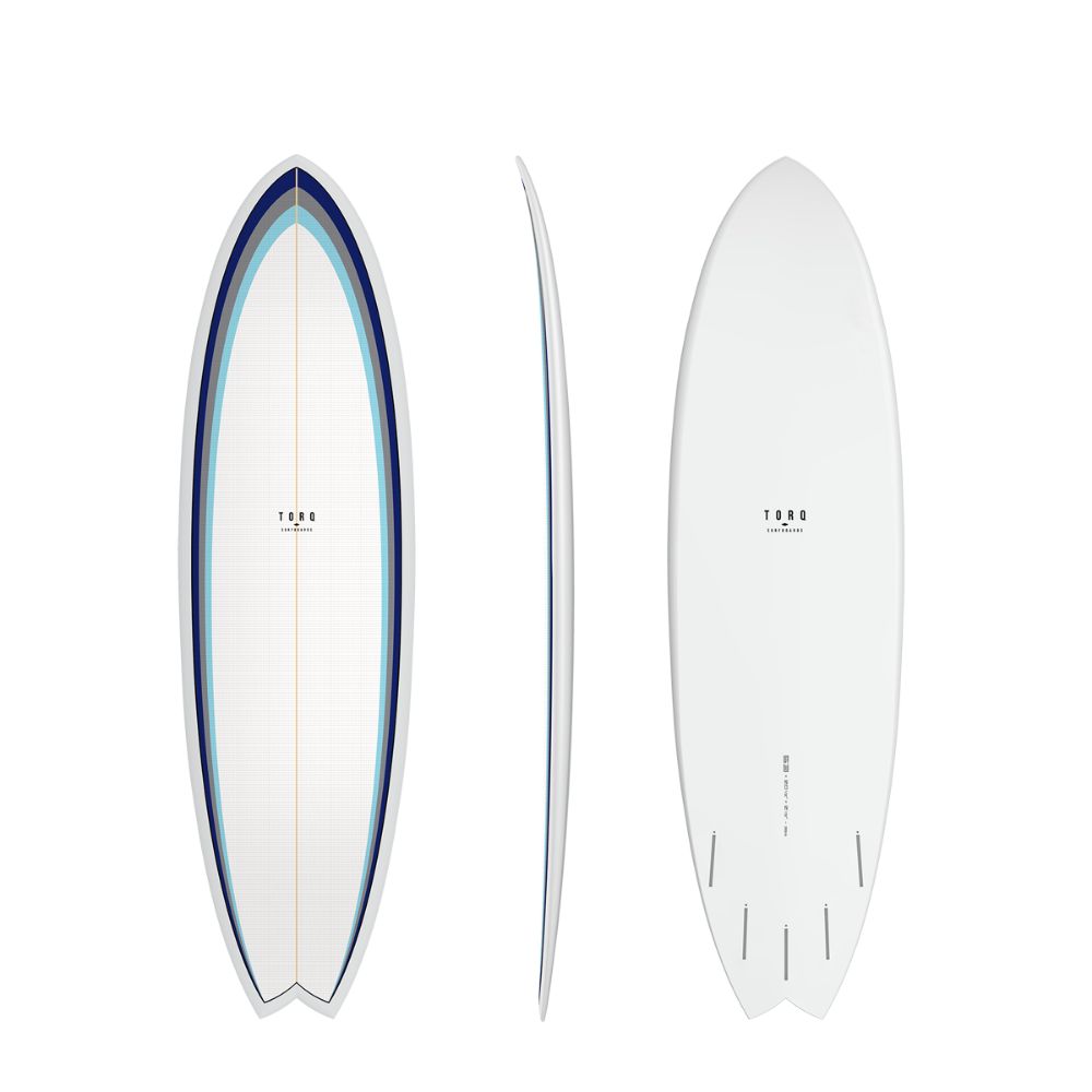 TORQ TET MOD FISH 6'6 RETRO BLUE