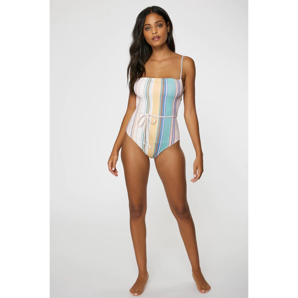 O'NEILL BAJA STRIPE MARBELLA CHEEKY ONE PIECE MULTI