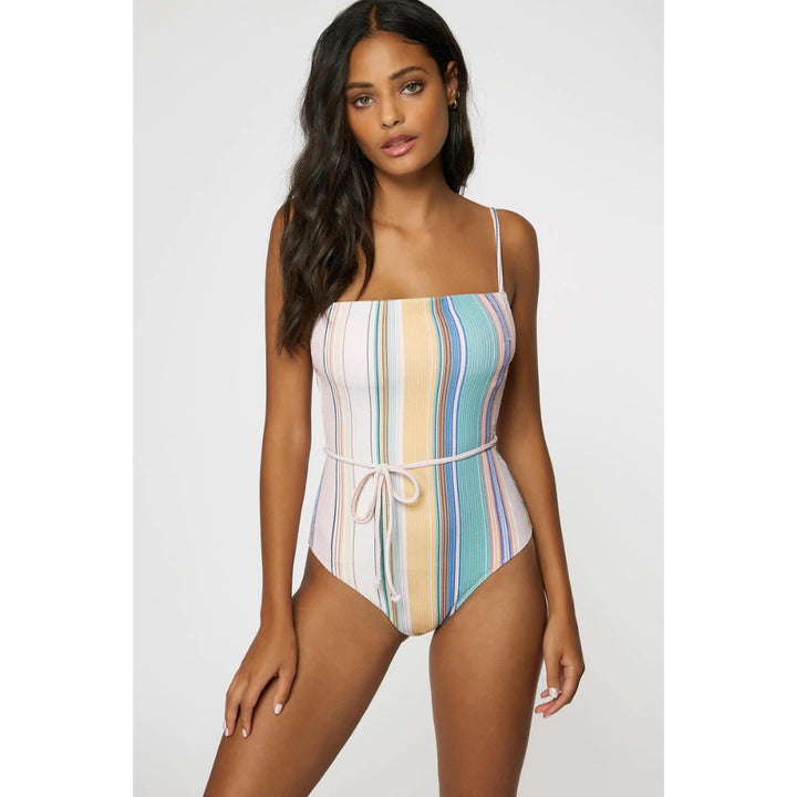 O'NEILL BAJA STRIPE MARBELLA CHEEKY ONE PIECE MULTI