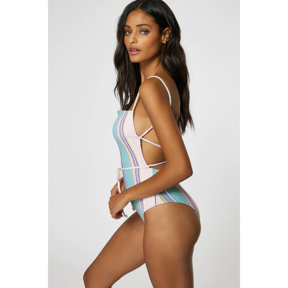 O'NEILL BAJA STRIPE MARBELLA CHEEKY ONE PIECE MULTI