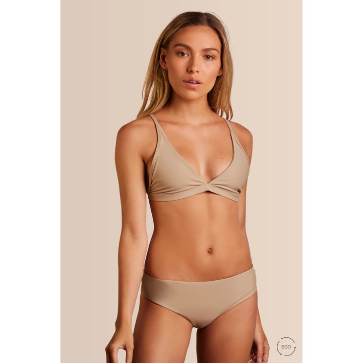 JUNE SWIMWEAR DAKOTA TOP MOCHACCINO